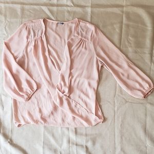 Charlotte Russe Light Pink Flowy Top